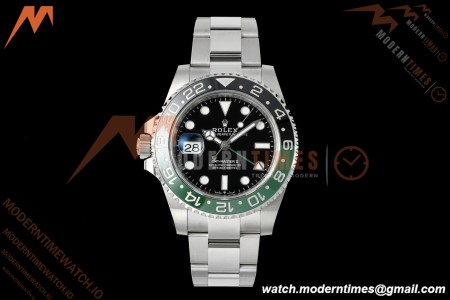 Rolex - GMT II 126720VTNR LHD 40mm 904L Oys SS/SS Black Dial RWF JH3285 Free Sprung