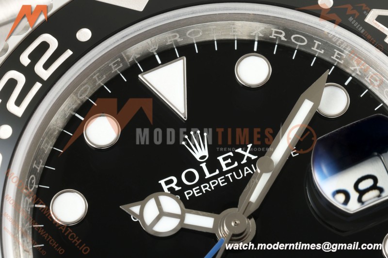 Rolex - GMT II 126710BLNR Batgirl 40mm 904L Jub SS/SS Black Dial SEEK DD3285