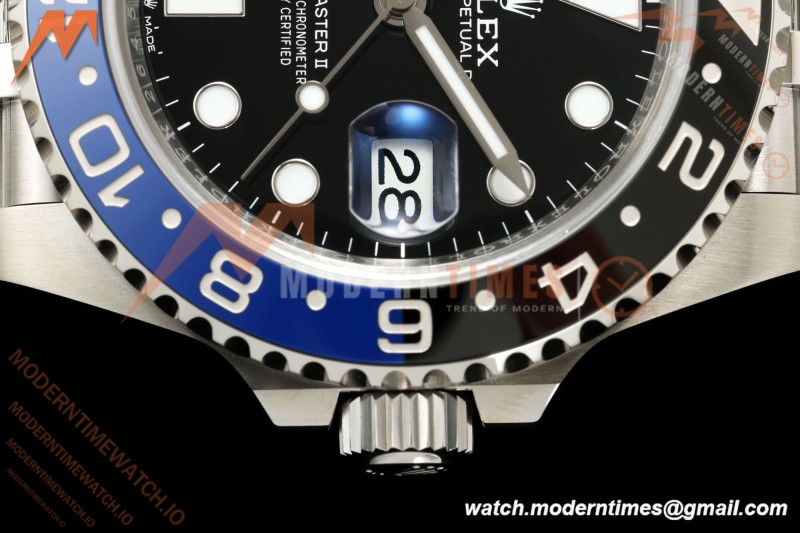 Rolex - GMT II 126710BLNR Batgirl 40mm 904L Jub SS/SS Black Dial SEEK DD3285