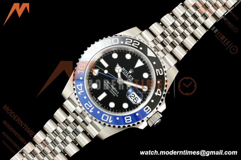 Rolex - GMT II 126710BLNR Batgirl 40mm 904L Jub SS/SS Black Dial SEEK DD3285