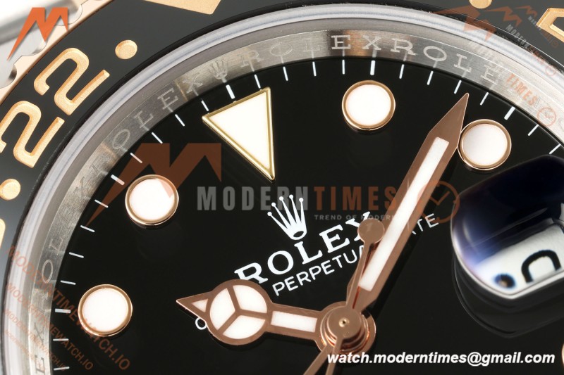 Rolex - GMT II 126711CHNR Rootbeer Oys 40mm 904L RG/SS Black SEEK DD3285 CHS