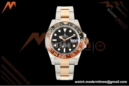 Rolex - GMT II 126711CHNR Rootbeer Oys 40mm 904L RG/SS Black SEEK DD3285 CHS