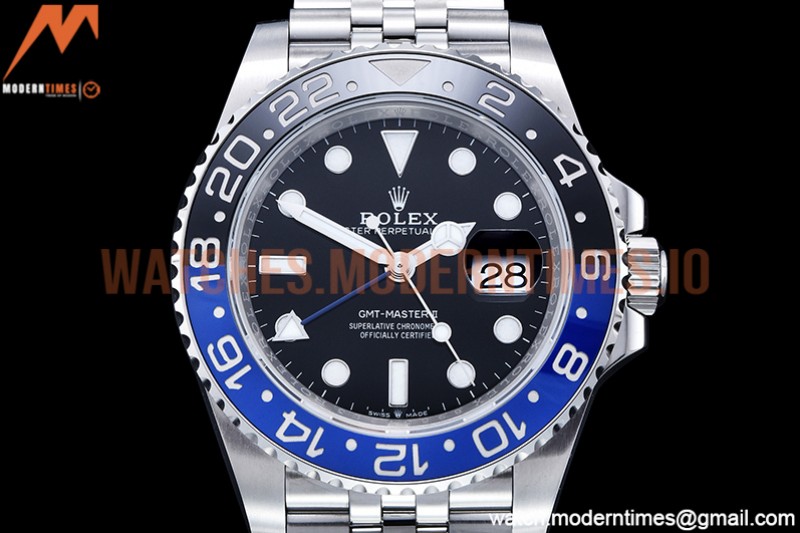 Rolex - GMT II 126710 Jub 904L SS/SS Blk VSF VR3186 CHS