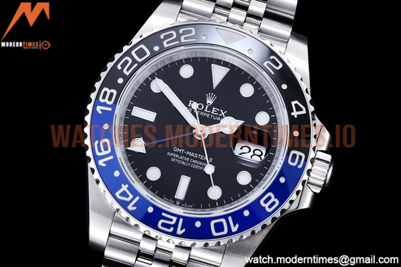 Rolex - GMT II 126710 Jub 904L SS/SS Blk VSF VR3186 CHS