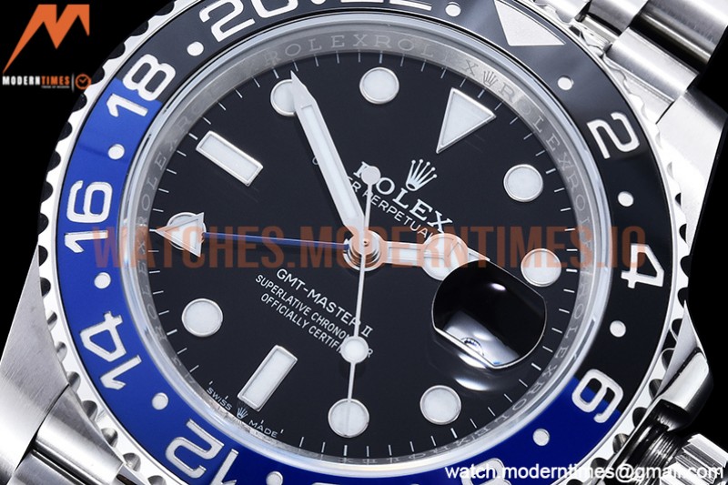 Rolex - GMT II 126710 Jub 904L SS/SS Blk VSF VR3186 CHS