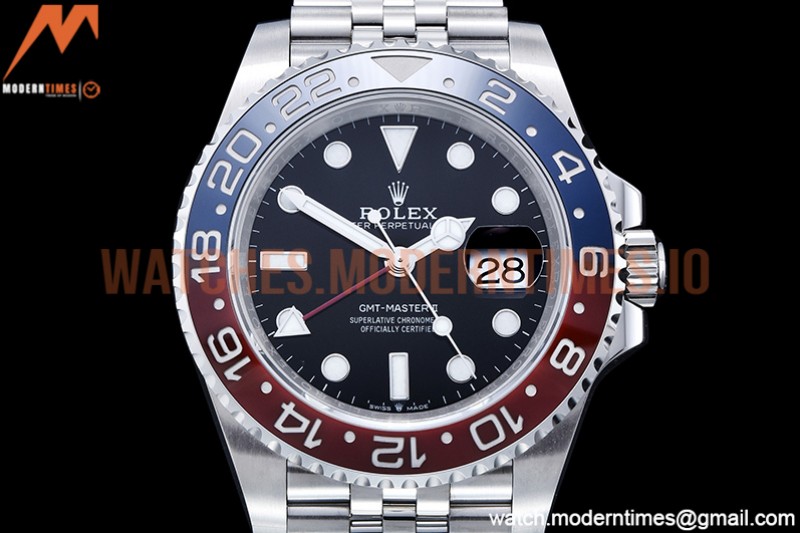 Rolex - GMT II 126710BLRO Jub 904L SS/SS Blk VSF VR3186 CHS