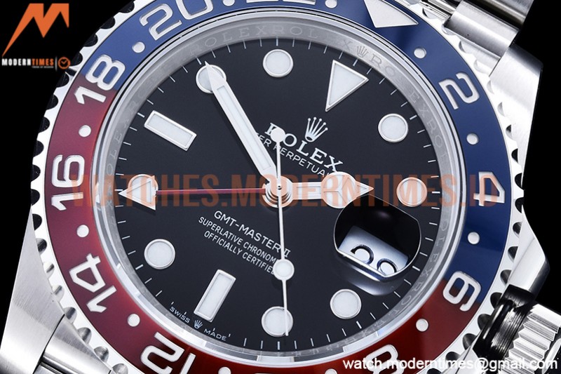Rolex - GMT II 126710BLRO Jub 904L SS/SS Blk VSF VR3186 CHS