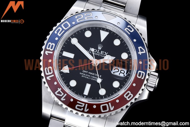 Rolex - GMT II 126710BLRO Oys 904L SS/SS Blk GMF V6 SH3285 CHS