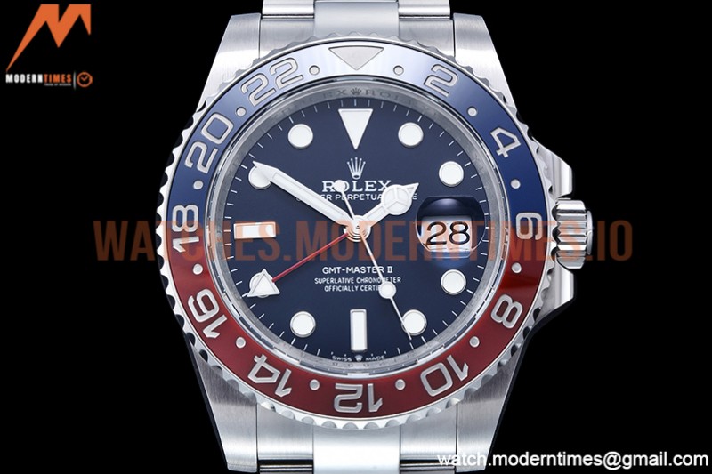 Rolex - GMT II 126719 Oys 904L SS/SS Blue GMF V6 SH3285
