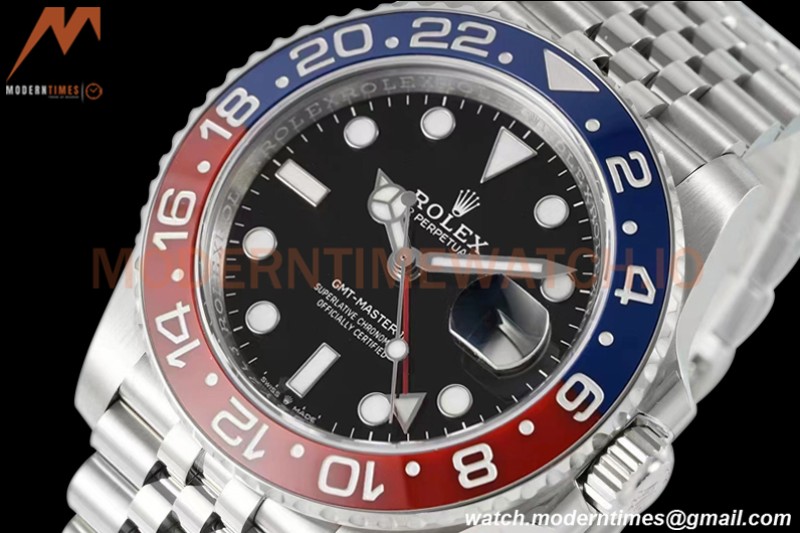 Rolex - GMT II 126710BLRO Jub 40mm 904L SS/SS Black C+F VR3285 CHS