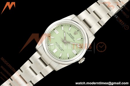 Rolex - Oyster Perpetual 126000 36mm Oys Smt 904L SS/SS Pistachio Green Dial GMF V2 VR3230