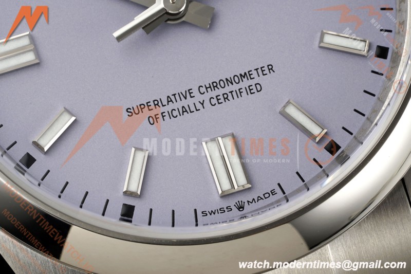 Rolex - Oyster Perpetual 126000 36mm Oys Smt 904L SS/SS Lavender Dial VSF V2 VS3230