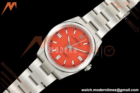 Rolex - Oyster Perpetual 126000 36mm Oys Smt 904L SS/SS Coral Red Dial VF DD3230