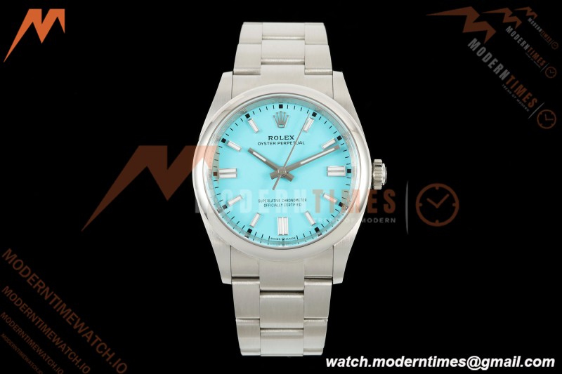 Rolex - Oyster Perpetual 126000 36mm Oys Smt 904L SS/SS Turquoise Dial VF DD3230