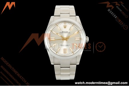Rolex - Oyster Perpetual 41mm 124300 SS/SS Silver VF DD3230 | 롤렉스 - 오이스터 퍼페츄얼 41mm 124300 SS/SS 실버 VF DD3230