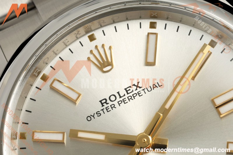 Rolex - Oyster Perpetual 41mm 124300 SS/SS Silver VF DD3230