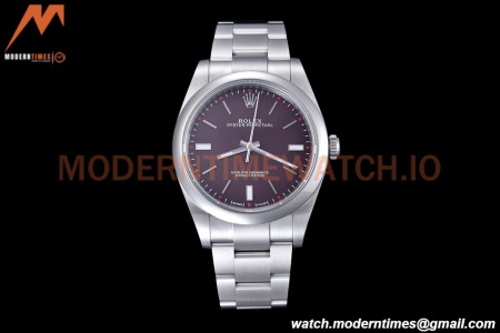 Rolex - Oyster Pert. 39mm 114300 904L SS/SS Red Grape EWF A3132