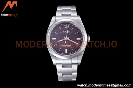 Rolex - Oyster Pert. 39mm 114300 904L SS/SS Red Grape EWF A3132