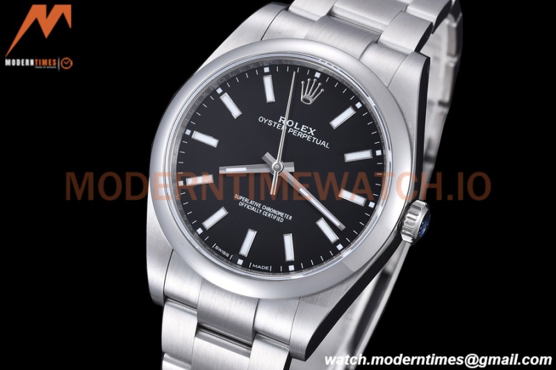 Rolex - Oyster Pert. 39mm 114300 904L SS/SS Black EWF A3132