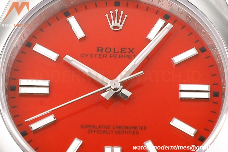 Rolex - Oyster Pert. 41mm 124300 SS/SS Coral Red OWF VR3230