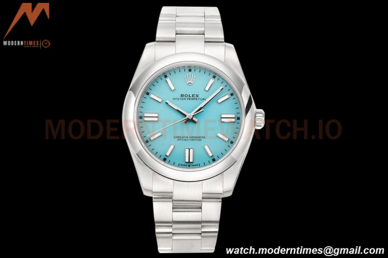 Rolex - Oyster Pert. 41mm 124300 SS/SS Turquoise Blue OWF VR3230