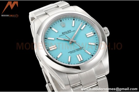 Rolex - Oyster Pert. 41mm 124300 SS/SS Turquoise Blue OWF VR3230