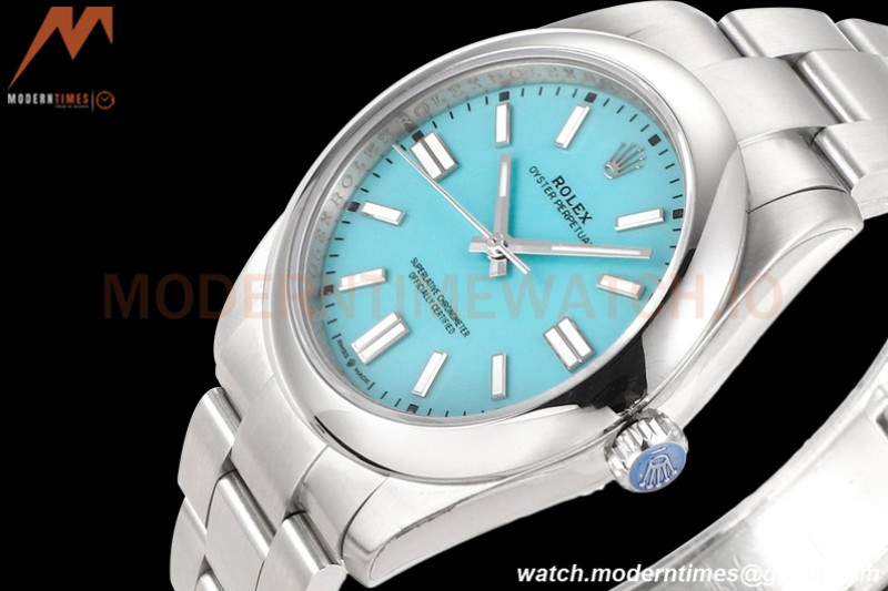 Rolex - Oyster Pert. 41mm 124300 SS/SS Turquoise Blue OWF VR3230