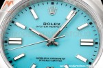 Rolex - Oyster Pert. 41mm 124300 SS/SS Turquoise Blue OWF VR3230