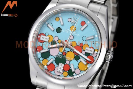 Rolex - Oyster Pert 41mm 124300 904L SS/SS Turquoise Celebration Dial VSF VS3235