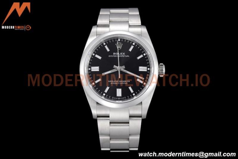 Rolex - Oyster Pert 126000 36mm Oys Smt 904L SS/SS Blk/Stk VSF VS3235