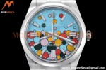 Rolex - Oyster Pert 36mm 126000 904L SS/SS Turquoise Celebration Dial VSF VS3235