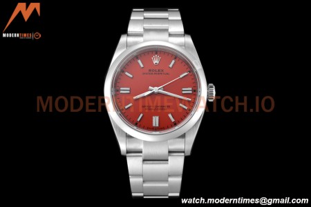 Rolex - Oyster Pert 126000 36mm Oys Smt 904L SS/SS Red/Stk VSF VS3230