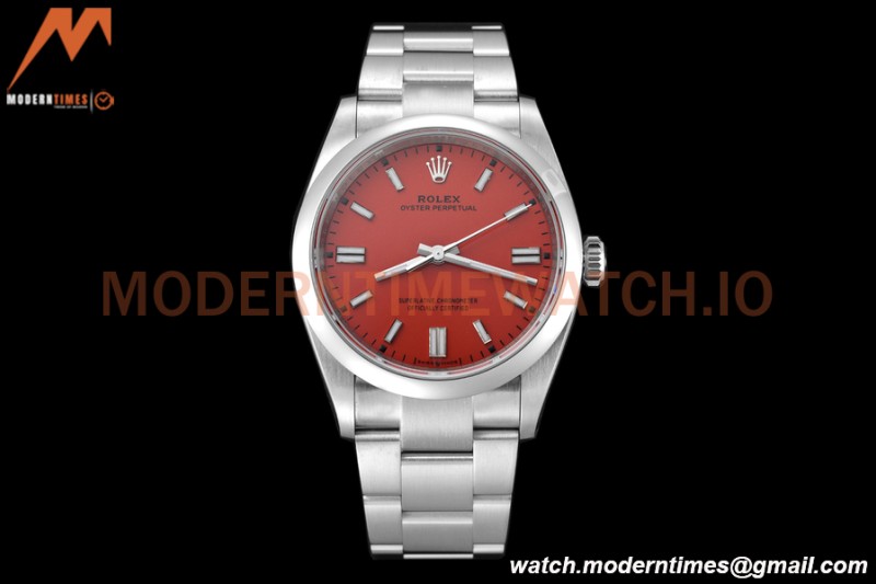 Rolex - Oyster Pert 126000 36mm Oys Smt 904L SS/SS Red/Stk VSF VS3230