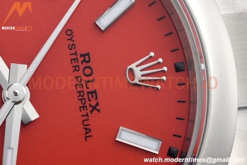 Rolex - Oyster Pert 124300 41mm Oys Smt 904L SS/SS Red/Stk VSF VS3230