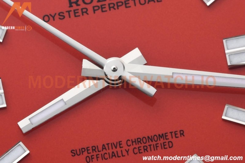 Rolex - Oyster Pert 124300 41mm Oys Smt 904L SS/SS Red/Stk VSF VS3230
