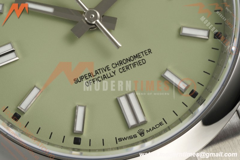Rolex - Oyster Perpetual 126000 36mm Oys Smt 904L SS/SS Pistachio Green Dial KRF VR3230