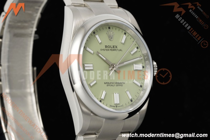 Rolex - Oyster Perpetual 126000 36mm Oys Smt 904L SS/SS Pistachio Green Dial KRF VR3230