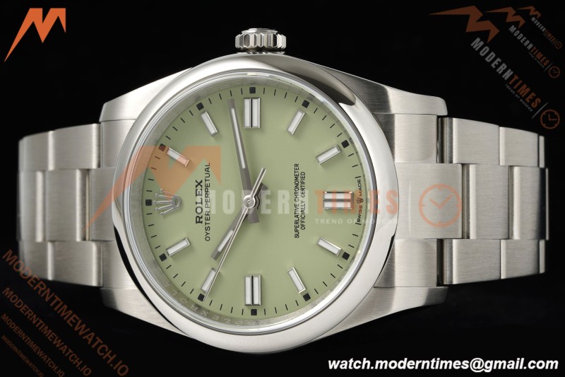 Rolex - Oyster Perpetual 126000 36mm Oys Smt 904L SS/SS Pistachio Green Dial KRF VR3230
