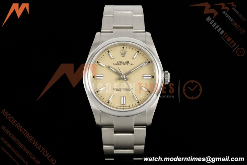 Rolex - Oyster Perpetual 126000 36mm Oys Smt 904L SS/SS Beige Dial KRF VR3230