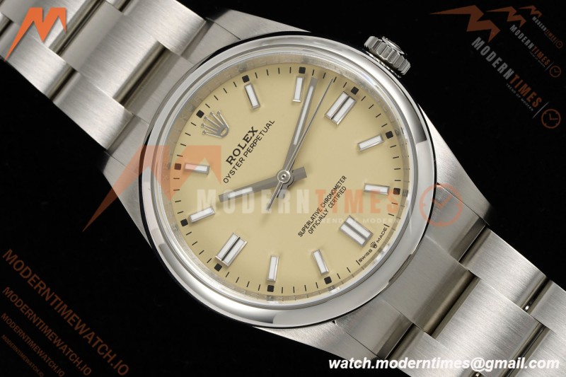 Rolex - Oyster Perpetual 126000 36mm Oys Smt 904L SS/SS Beige Dial KRF VR3230