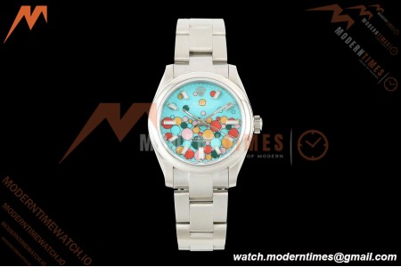 Rolex - Oyster Perpetual 31mm 277200 Oys SS/SS Turquoise Celebration Dial DIWF A2232 | 롤렉스 - 오이스터 퍼페추얼 31mm 277200 오이스터 퍼페추얼 SS/SS 터키석 셀레브레이션 다이얼 DIWF A2232