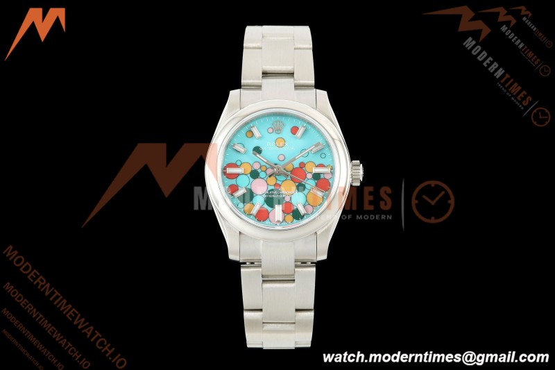 Rolex - Oyster Perpetual 31mm 277200 Oys SS/SS Turquoise Celebration Dial DIWF A2232