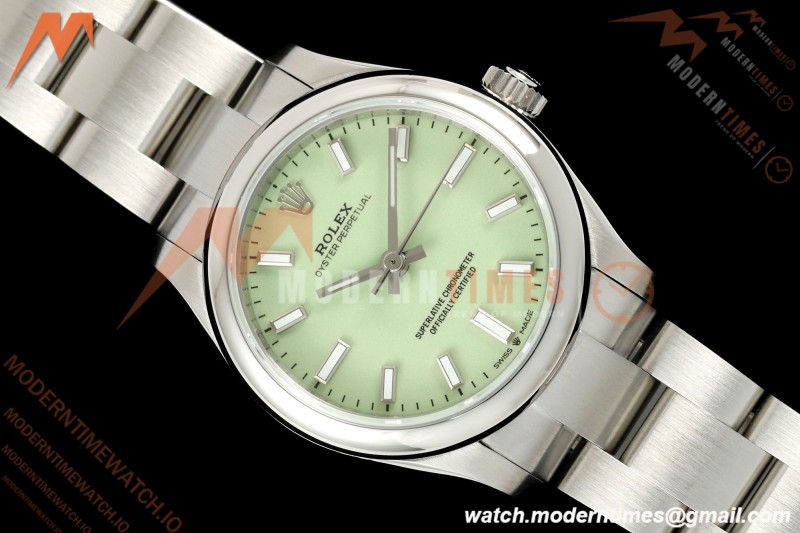 Rolex - Oyster Perpetual 31mm 277200 Oys SS/SS Pistachio Green Dial DIWF A2232 | 롤렉스 - 오이스터 퍼페추얼 31mm 277200 오이스터 퍼페추얼 SS/SS 피스타치오 그린 다이얼 DIWF A2232