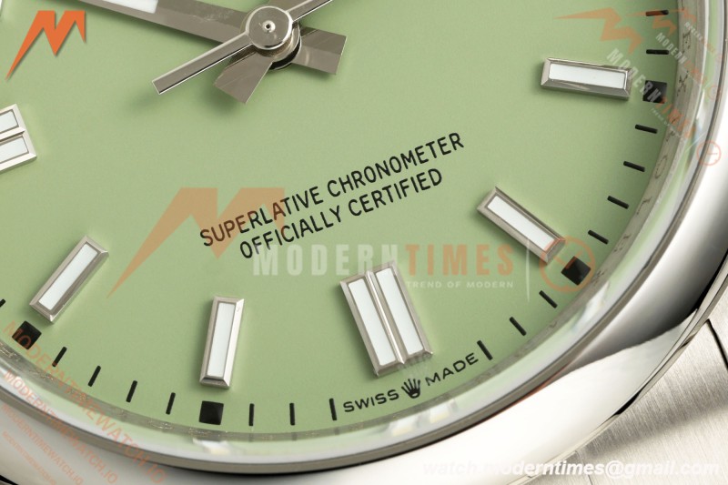 Rolex - Oyster Perpetual 126000 36mm Oys Smt 904L SS/SS Pistachio Green Dial GMF V2 A23J