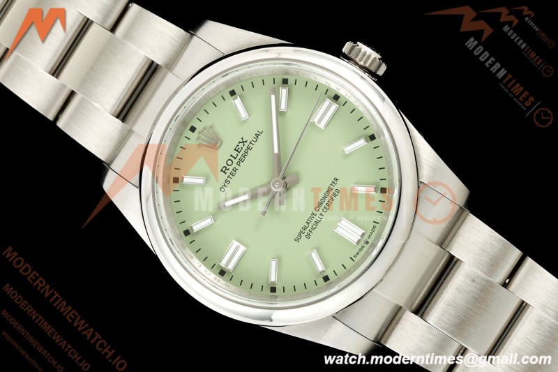 Rolex - Oyster Perpetual 126000 36mm Oys Smt 904L SS/SS Pistachio Green Dial GMF V2 A23J