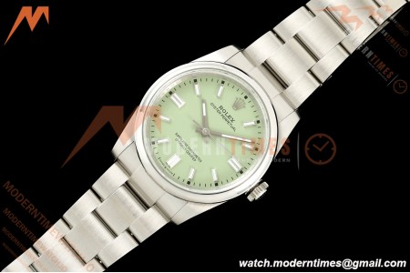 Rolex - Oyster Perpetual 126000 36mm Oys Smt 904L SS/SS Pistachio Green Dial GMF V2 A2824