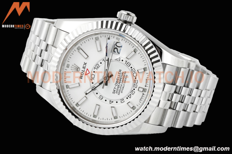 Rolex - Skydweller 42mm 326934 Jubilee SS/SS White ZF A2824