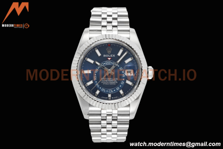 Rolex - Skydweller 42mm 326934 Jubilee SS/SS Blue ZF A2824