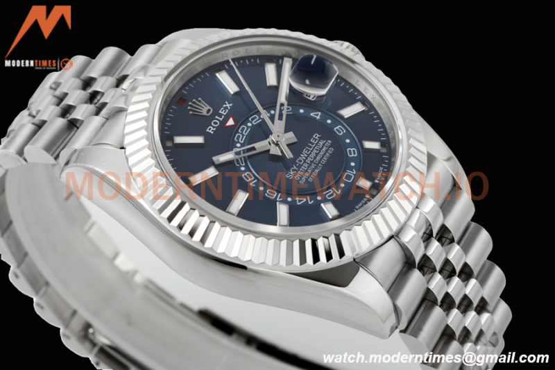 Rolex - Skydweller 42mm 326934 Jubilee SS/SS Blue ZF A2824
