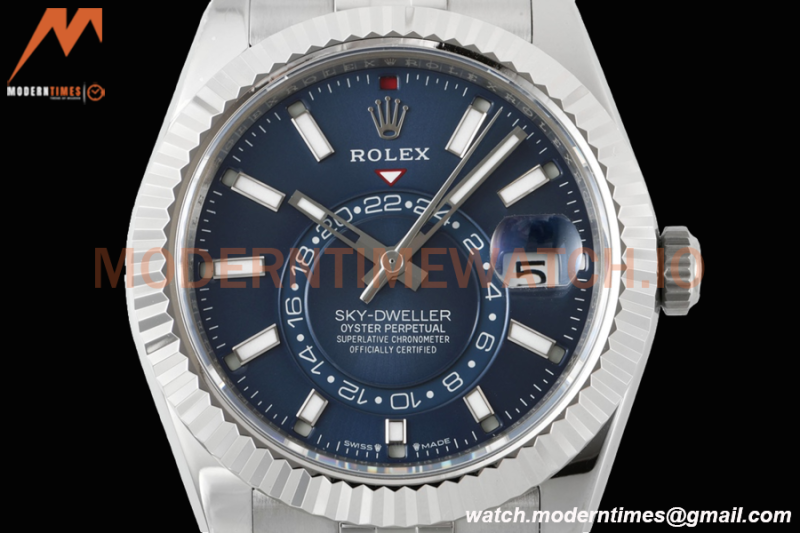 Rolex - Skydweller 42mm 326934 Jubilee SS/SS Blue ZF A2824